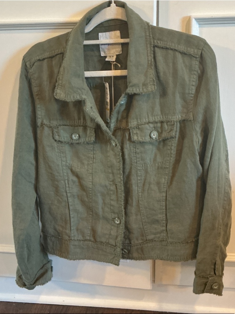 NWT Tommy Bahama two palms linen Jacket olive